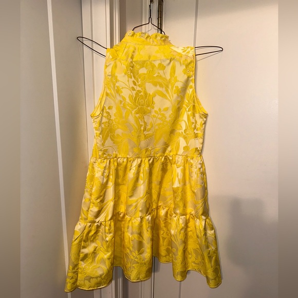 NWOT Amanda Uprichard Sleeveless Saffron Dress yellow medium - Picture 8 of 12